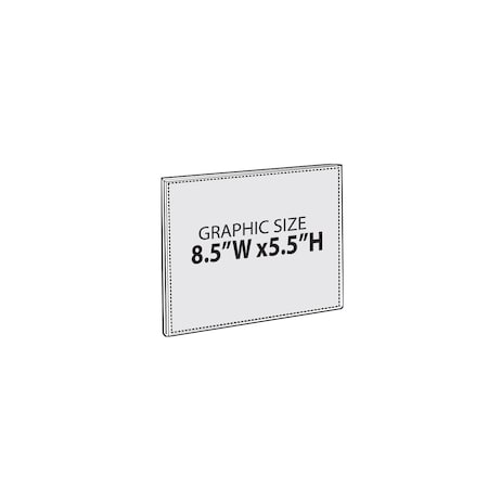 Azar Displays 8.5"W x 5.5"H Sign w/ Adhesive Tape, PK10 122030